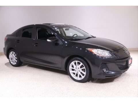 Black Mica Mazda MAZDA3 s Touring 4 Door.  Click to enlarge.