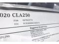 2020 CLA 250 Coupe #11 2020 CLA 250 Coupe #11