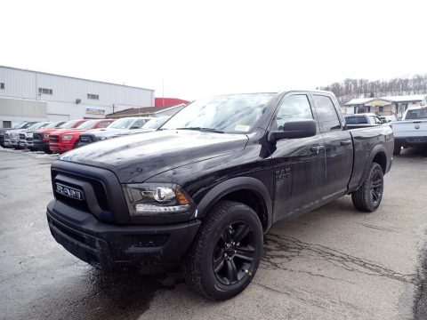 Diamond Black Crystal Pearl Ram 1500 Classic Quad Cab 4x4.  Click to enlarge.