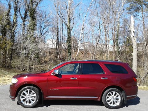 Octane Red Pearl Dodge Durango Citadel AWD.  Click to enlarge.