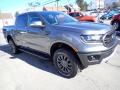 Front 3/4 View of 2021 Ford Ranger Lariat SuperCrew 4x4 #8
