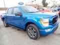Front 3/4 View of 2021 Ford F150 STX SuperCrew 4x4 #7