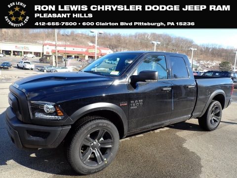 Diamond Black Crystal Pearl Ram 1500 Classic Quad Cab 4x4.  Click to enlarge.