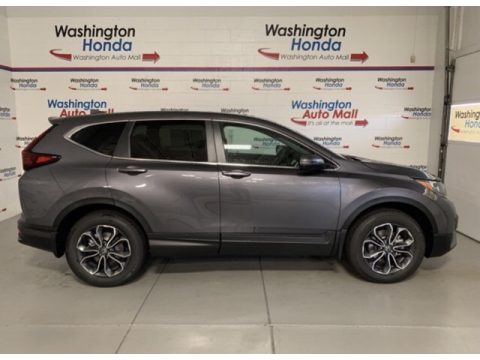 Modern Steel Metallic Honda CR-V EX AWD.  Click to enlarge. Modern Steel Metallic Honda CR-V EX AWD.  Click to enlarge.