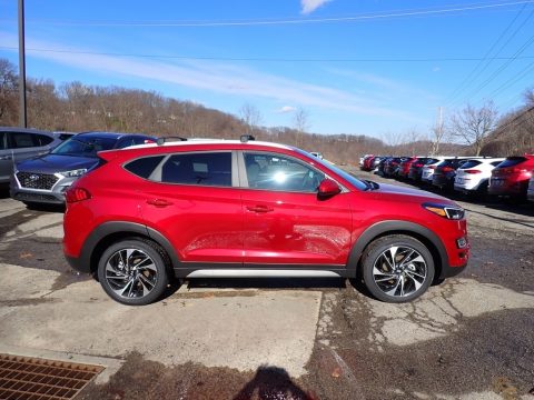 Red Crimson Hyundai Tucson Sport AWD.  Click to enlarge.