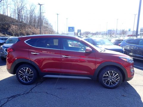 Red Crimson Hyundai Tucson Limited AWD.  Click to enlarge.