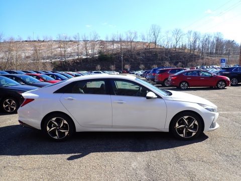 Quartz White Hyundai Elantra SEL.  Click to enlarge.