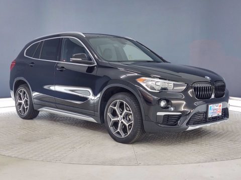 Jet Black BMW X1 sDrive28i.  Click to enlarge.