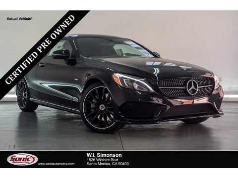 Black Mercedes-Benz C 300 Coupe.  Click to enlarge.