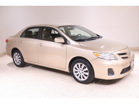 Sandy Beach Metallic Toyota Corolla LE.  Click to enlarge.