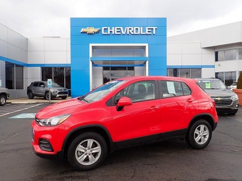 Red Hot Chevrolet Trax LS AWD.  Click to enlarge.