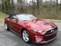 Front 3/4 View of 2019 Ford Mustang EcoBoost Convertible #6