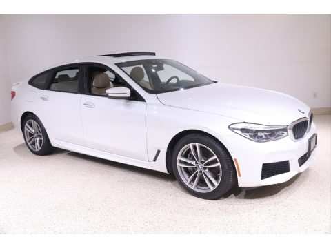 Mineral White Metallic BMW 6 Series 640i xDrive Gran Coupe.  Click to enlarge.