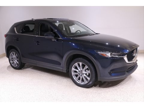 Deep Crystal Blue Mica Mazda CX-5 Grand Touring AWD.  Click to enlarge.