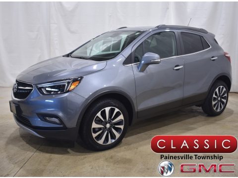 Satin Steel Metallic Buick Encore Essence AWD.  Click to enlarge.