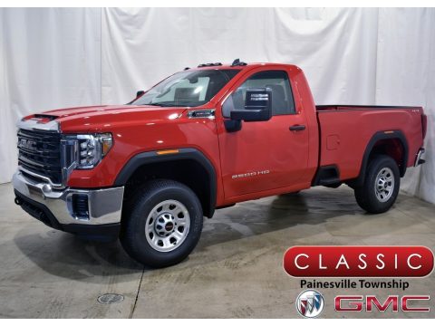 Cardinal Red GMC Sierra 2500HD Regular Cab 4WD.  Click to enlarge.