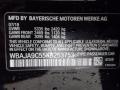 BMW Color Code 475 Black Sapphire Metallic #34