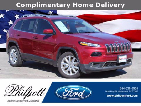 Deep Cherry Red Crystal Pearl Jeep Cherokee Limited.  Click to enlarge.