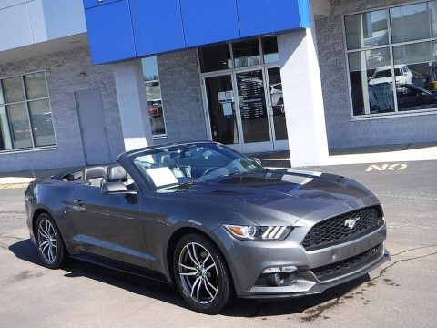 Magnetic Metallic Ford Mustang EcoBoost Premium Convertible.  Click to enlarge.