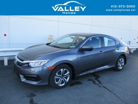 Modern Steel Metallic Honda Civic LX Sedan.  Click to enlarge. Modern Steel Metallic Honda Civic LX Sedan.  Click to enlarge.