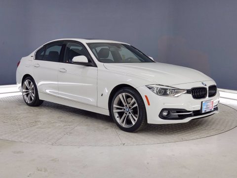 Alpine White BMW 3 Series 330e iPerformance Sedan.  Click to enlarge.