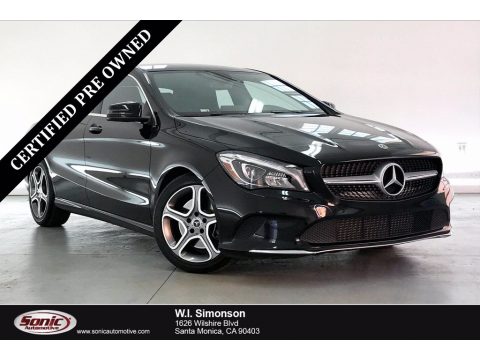 Night Black Mercedes-Benz CLA 250 Coupe.  Click to enlarge.
