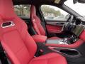  2021 Jaguar F-PACE Ebony/Mars Red Interior #4