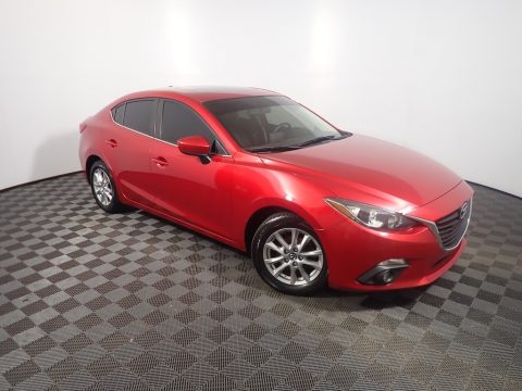 Soul Red Metallic Mazda MAZDA3 i Touring 4 Door.  Click to enlarge.