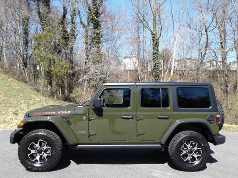 Sarge Green Jeep Wrangler Unlimited Rubicon 4x4.  Click to enlarge.