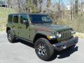 Front 3/4 View of 2021 Jeep Wrangler Unlimited Rubicon 4x4 #4