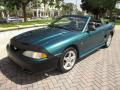 Front 3/4 View of 1996 Ford Mustang V6 Convertible #1