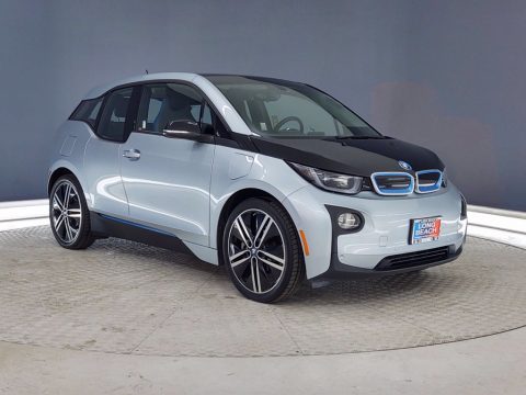 Ionic Silver Metallic BMW i3 with Range Extender.  Click to enlarge.