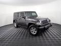 Front 3/4 View of 2014 Jeep Wrangler Unlimited Sport 4x4 RHD #2
