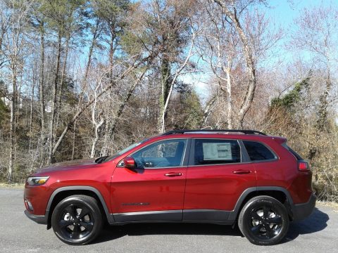 Velvet Red Pearl Jeep Cherokee Altitude 4x4.  Click to enlarge.