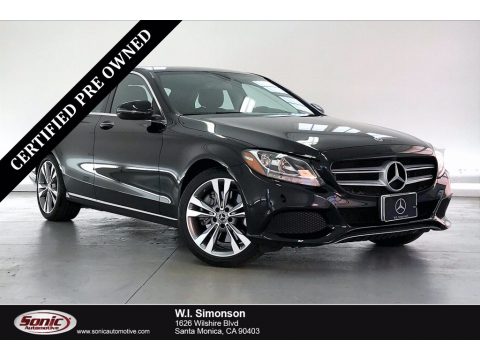 Black Mercedes-Benz C 300 Sedan.  Click to enlarge.