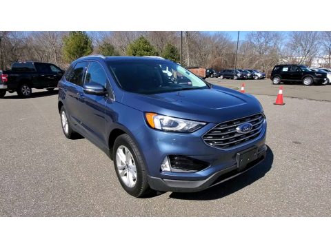 Blue Metallic Ford Edge SEL AWD.  Click to enlarge.