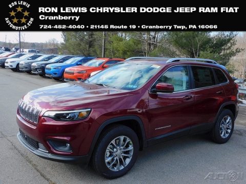 Velvet Red Pearl Jeep Cherokee Latitude Lux 4x4.  Click to enlarge.