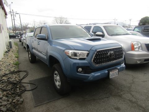 Cavalry Blue Toyota Tacoma TRD Sport Double Cab.  Click to enlarge.