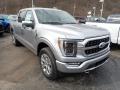 Front 3/4 View of 2021 Ford F150 Platinum SuperCrew 4x4 #3