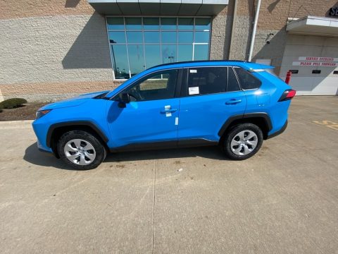 Blue Flame Toyota RAV4 LE.  Click to enlarge.