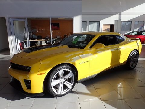 Rally Yellow Chevrolet Camaro ZL1.  Click to enlarge.