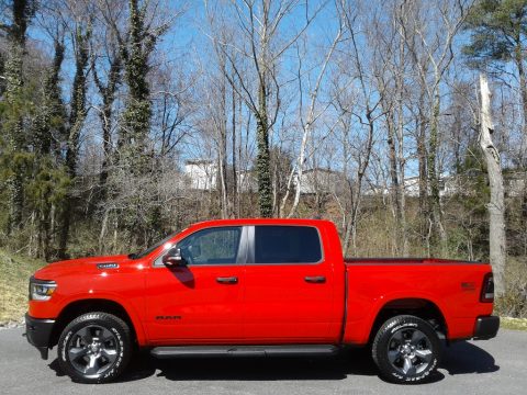 Flame Red Ram 1500 Built to Serve Edition Crew Cab 4x4.  Click to enlarge.