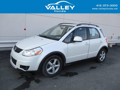 White Water Pearl Suzuki SX4 Crossover AWD.  Click to enlarge.