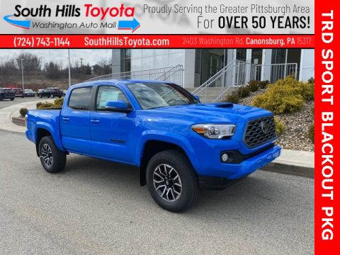 Voodoo Blue Toyota Tacoma TRD Sport Double Cab 4x4.  Click to enlarge.
