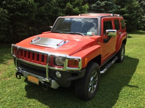 Solar Flare Metallic Hummer H3 .  Click to enlarge.