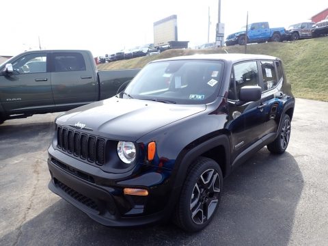 Black Jeep Renegade Jeepster 4x4.  Click to enlarge.