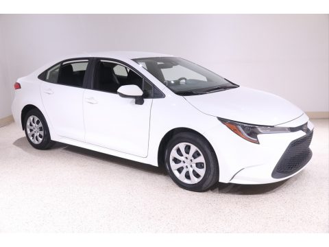 Super White Toyota Corolla LE. Click to enlarge. Super White Toyota Corolla LE. Click to enlarge.