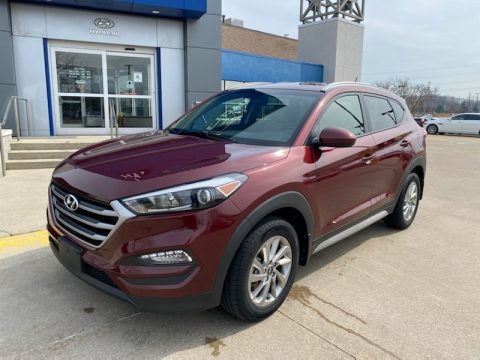 Ruby Wine Hyundai Tucson SE AWD.  Click to enlarge.