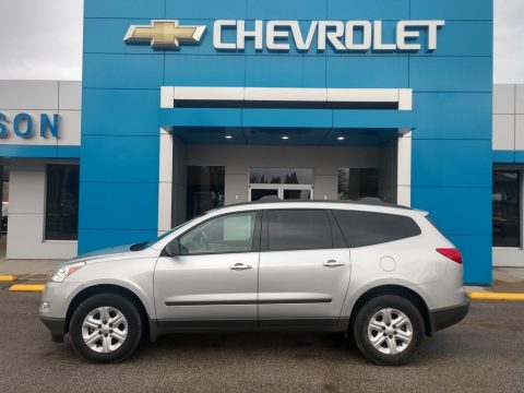 Silver Ice Metallic Chevrolet Traverse LS.  Click to enlarge.