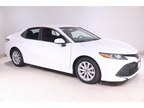 Super White Toyota Camry LE.  Click to enlarge.